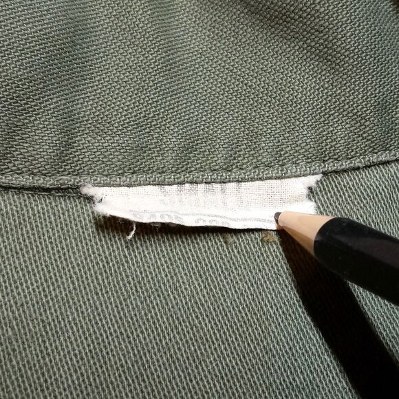 Vintage OG 107 US Army Shirt Jacket Size Small Vietnam War Era 60s Sateen Field - Picture 11 of 13